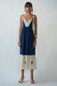 Vestido Antonella White Blue