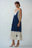 Vestido Antonella White Blue
