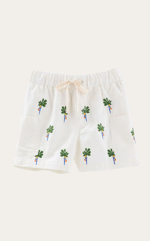 Short Niño Bordado Bananeirinha