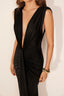 Vestido Vestido Draped Malta Black