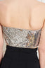 Corset Embroidered Shine