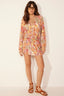 Vestido Vestido Floral Art Pink