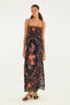 Vestido Floral Belle Black Multi