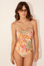One Piece One Piece Gathered Strap Pink