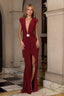 Vestido Lennyn Burgundy
