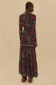 Vestido Manga Brilho Tropical