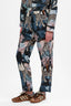 Pantalon Flower Snow Leopard Blue