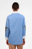 Blusa Poplin Snow Leopard Light Blue
