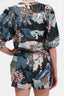 Short Flower Snow Leopard Blue