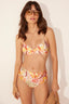 Bikini Bikini Straps Floral Pink