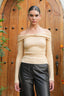 Top Hilaire Butter Yellow
