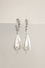 Aretes Pearl Tear Silver