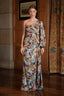 Vestido Solenne Wine Multi