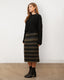 Falda Jacquard Knit Midi