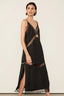 Vestido Renda Jacquard Black