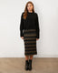 Falda Jacquard Knit Midi