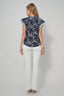 Top Marjie Navy/White