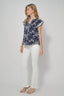 Top Marjie Navy/White