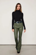 Pantalon Basic Leather Olive