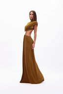 Vestido Twiggy Marrom Miele