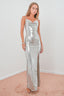 Vestido Megan Silver