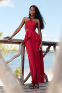 Vestido Babado Vermelho