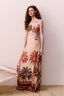 Vestido Beach Palmeira Beige