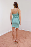 Vestido Mini Sequin Seafom