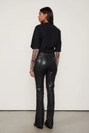 Pantalon Basic Leather Preto
