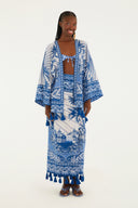 Kimono Afeto Tropical Azul