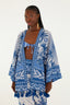 Kimono Afeto Tropical Azul
