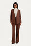 Pantalon Alfaiataria Clemence Marrom
