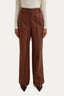 Pantalon Alfaiataria Clemence Marrom