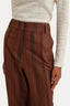 Pantalon Alfaiataria Clemence Marrom