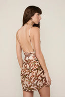 Falda Amarracao Starfish Marrom