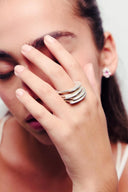 Anillo Moissanita