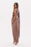 Vestido Tule Violet Anise Brown