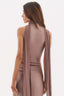 Vestido Tule Violet Anise Brown