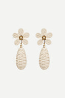 Aretes Agave White