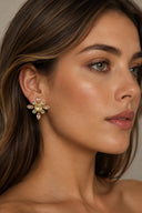Aretes Brenda Branco