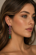 Aretes Bruna Rosa