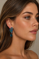 Aretes Leticia Azul