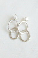 Aretes Orbes Silver
