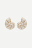 Aretes Snails White