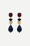 Aretes Hallu Navy