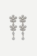 Aretes Gardenss Silver
