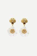 Aretes Melon White