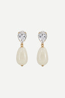 Aretes Moon White