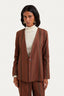 Blazer Arpelle Clemence Marrom