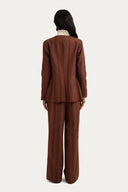 Blazer Arpelle Clemence Marrom